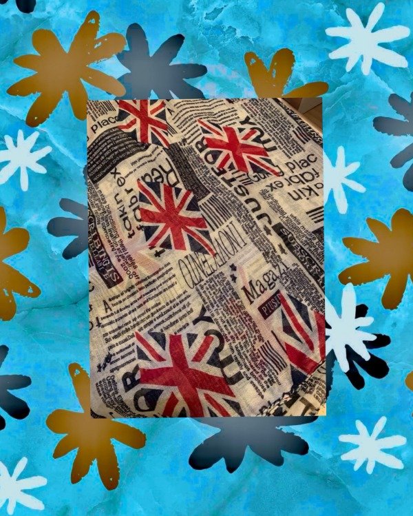 Producto - Pashmina de hilo made in UK Gris