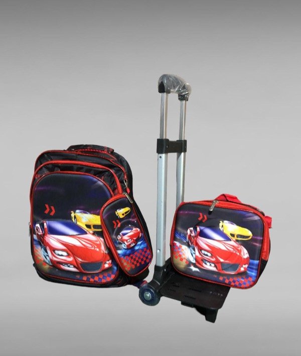 Producto - Mochila 3en1 con Carro (Auto)