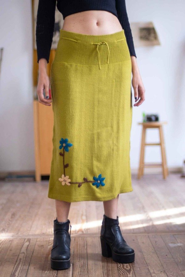 Producto - Falda Hilo Garden Talle:S/M-