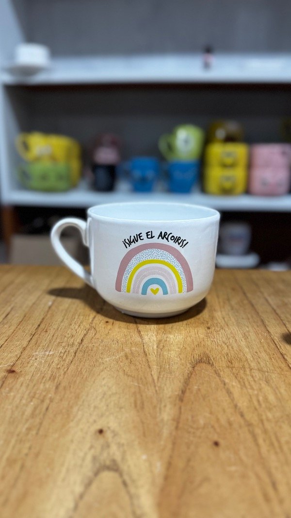 Producto - Tazon arcoiris 600cc