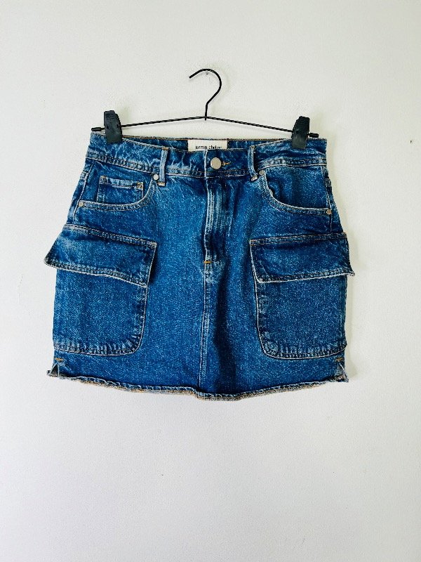 Producto - Pollera Jazmin chebar azul