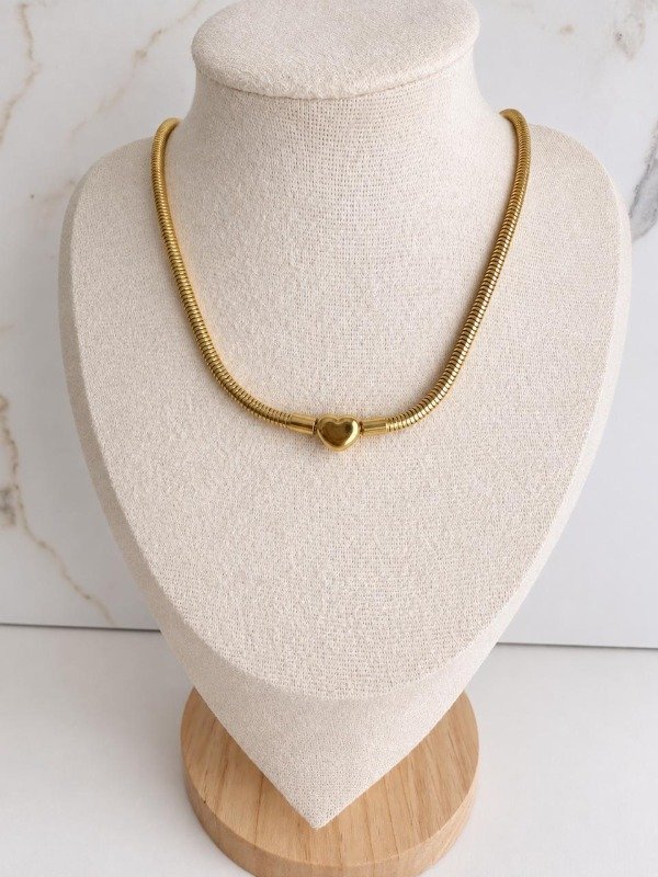 Producto - Collar Persefone Corazón Liso - 0
