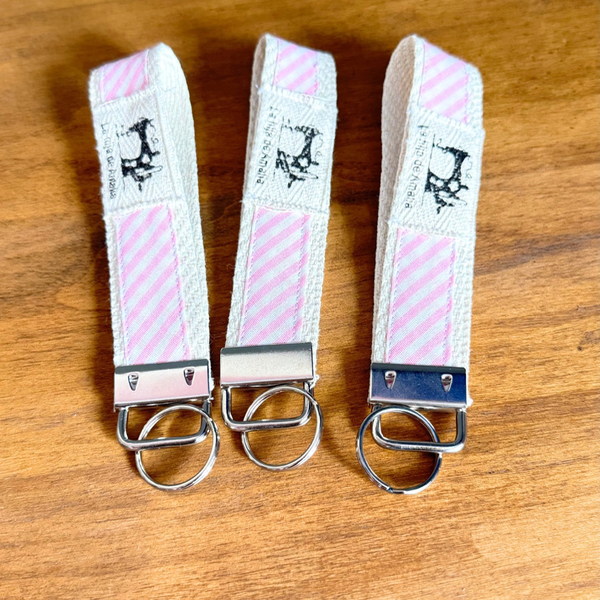 Producto - Llavero rayas rosa