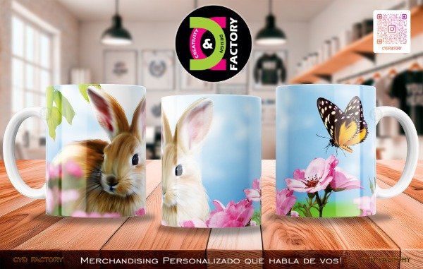 Producto - Taza Felices Pascuas - TZ-RT-BL-11OZ-186-FES-PAS