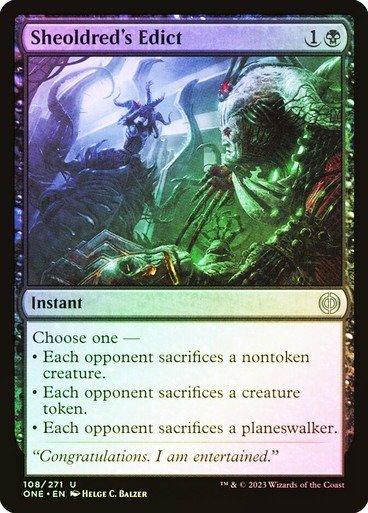 Producto - Sheoldred's Edict (Foil)