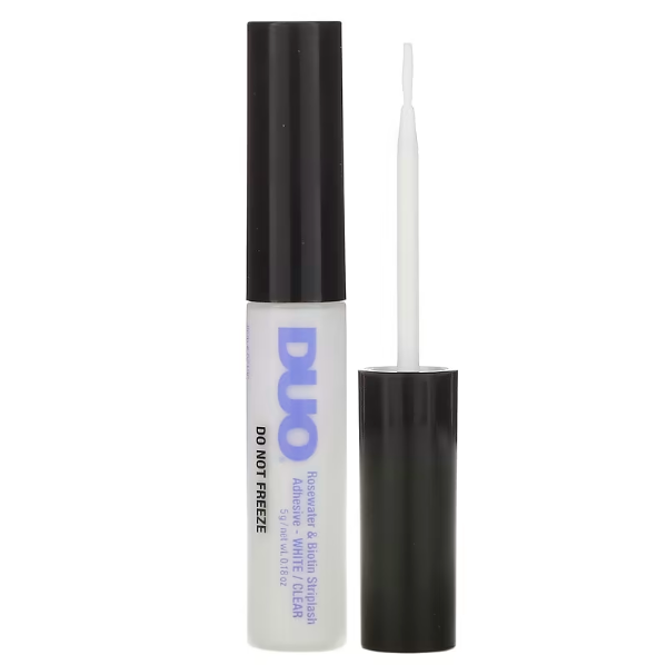 Producto - Pegamento DUO Adhesivo para pestañas con agua de rosas y biotina (Transparente)
