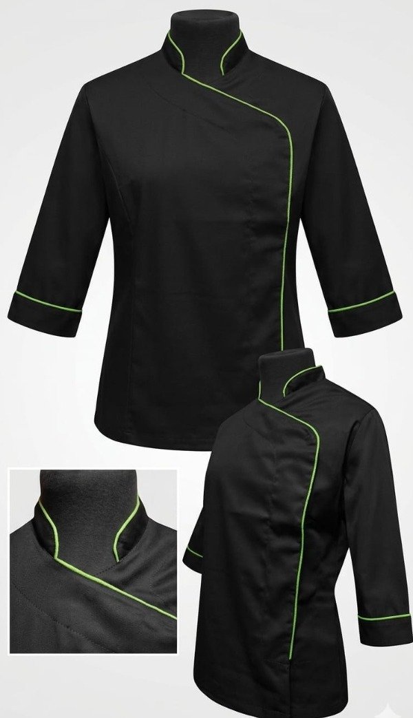 Producto - Chaqueta mujer terbrin negro vivo verde