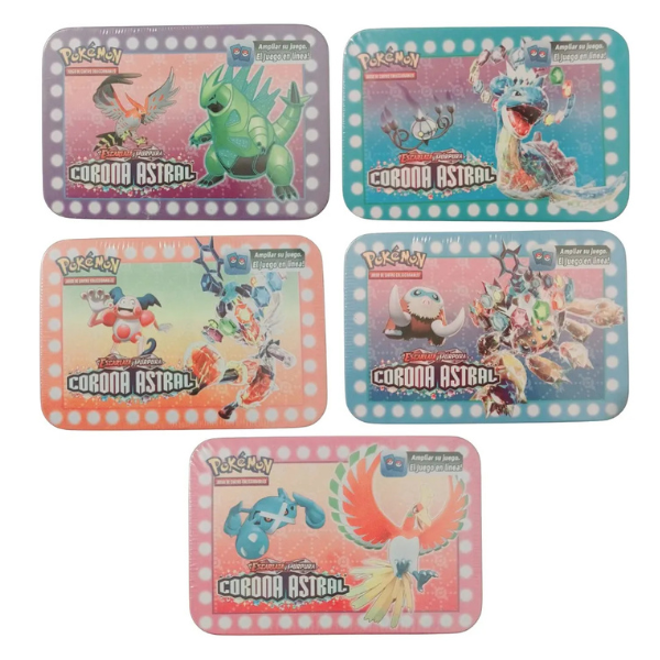 Producto - Lata 42 Cartas Pokemon Tcg Corona Astral Escarlata Y Purpura