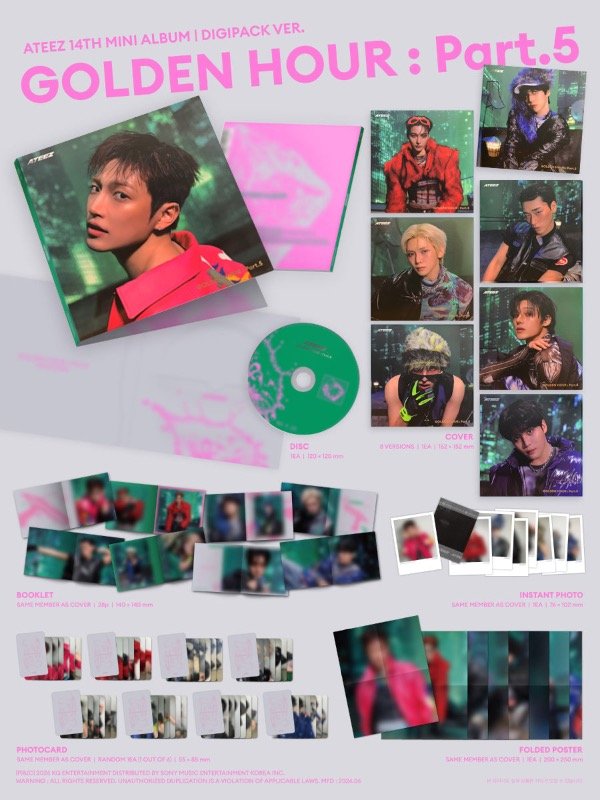 Producto - ATEEZ Golden Hour Part 5 - 1