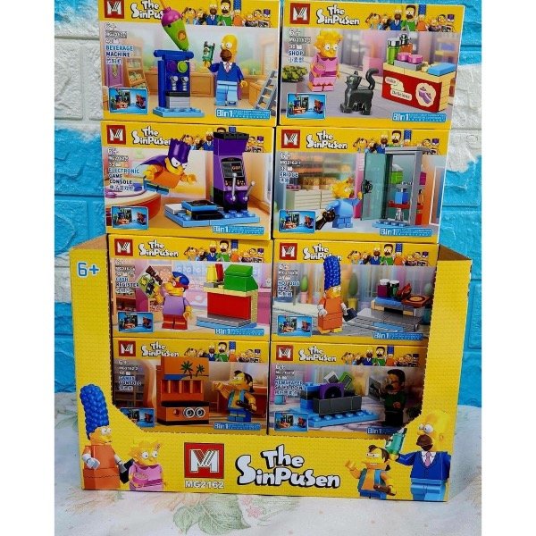 Producto - Lego simpson caja por 16