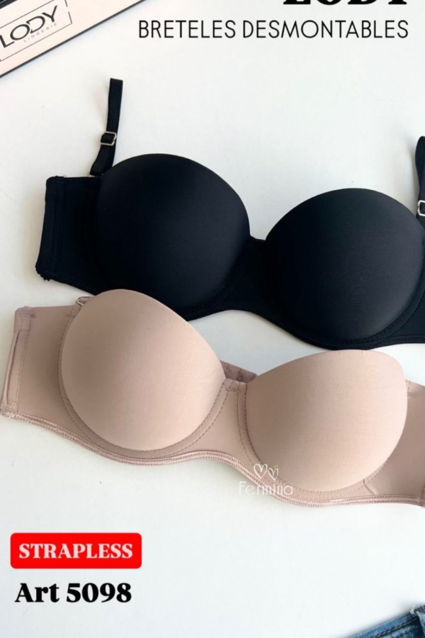 Producto - CORPIÑO STRAPLESS Art. 5098 (Talle 85, 95, 100)