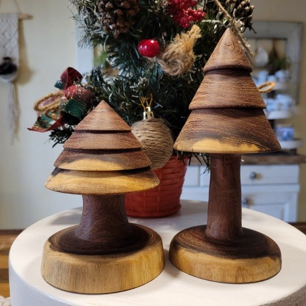 Producto - Set Pinos Torneados Algarrobo x 2