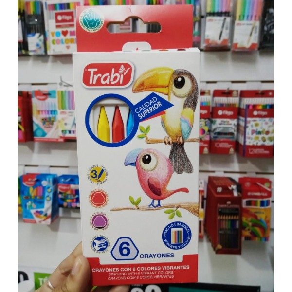 Producto - CRAYON TRABI LARGOS X6