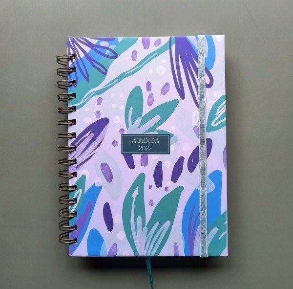 Producto - Agenda 2027 Semana a la Vista- Gilda Aqua Lila - 0
