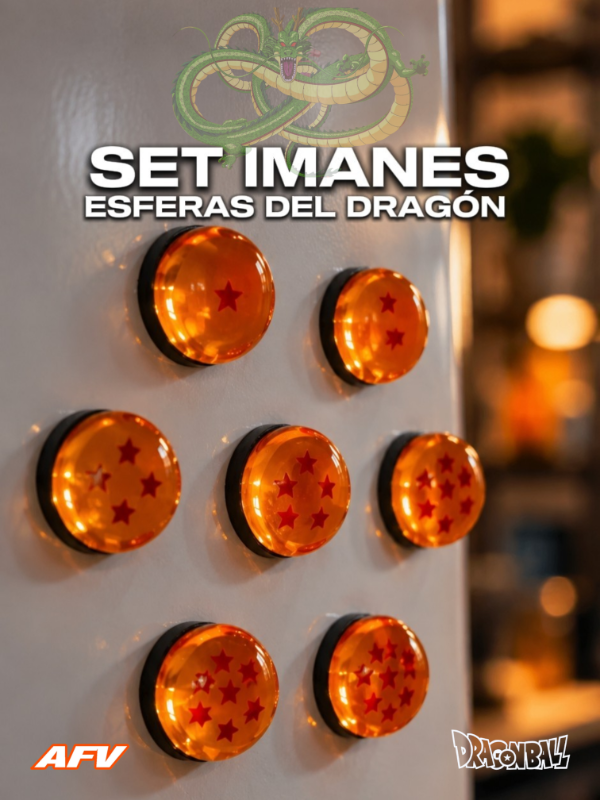 Producto - Set de imanes - Esferas del Dragón