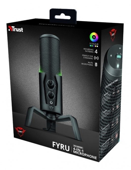 Producto - Microfono Trust Fyru 4in1 Streaming Mic Gxt258