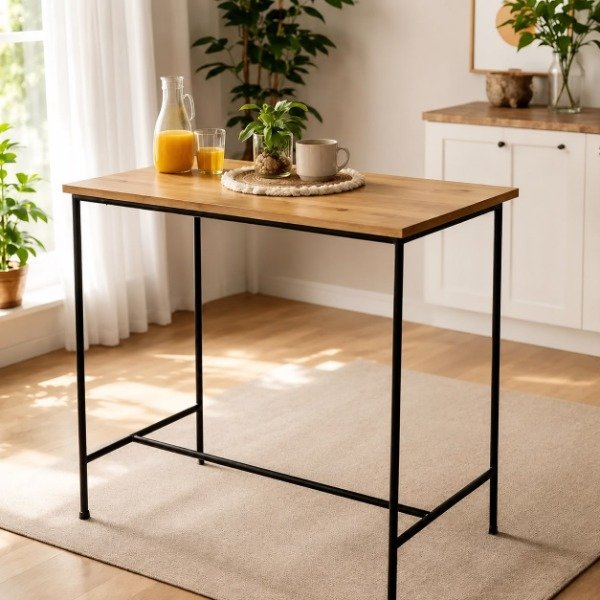 Producto - Barra Desayunador Hierro y madera