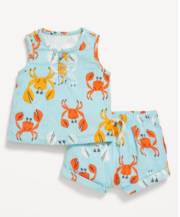 Producto - Conjunto Marca OLD NAVY Cangrejo