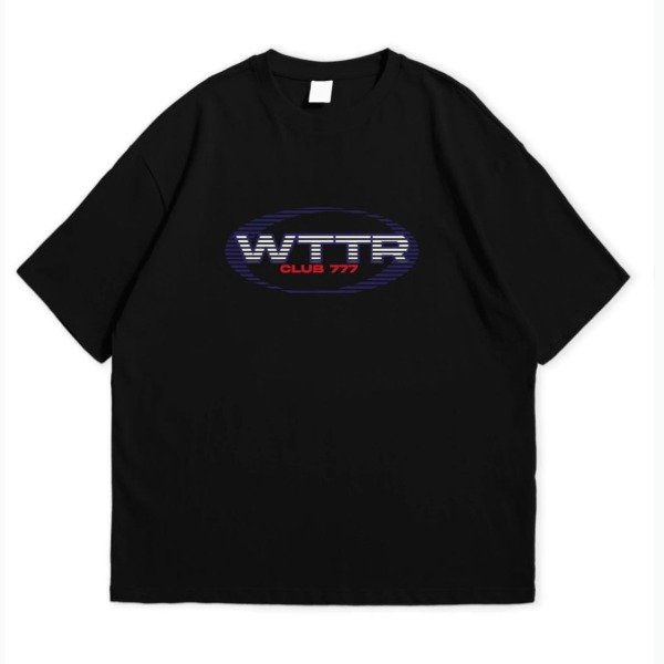 Remera Oversize France Negro