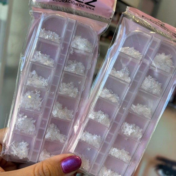 Producto - Mix formas con glitter tornasol Naez