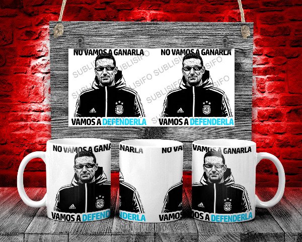 Producto - No vamos a ganarla, vamos a defenderla [Scaloni] [Stencil Art]