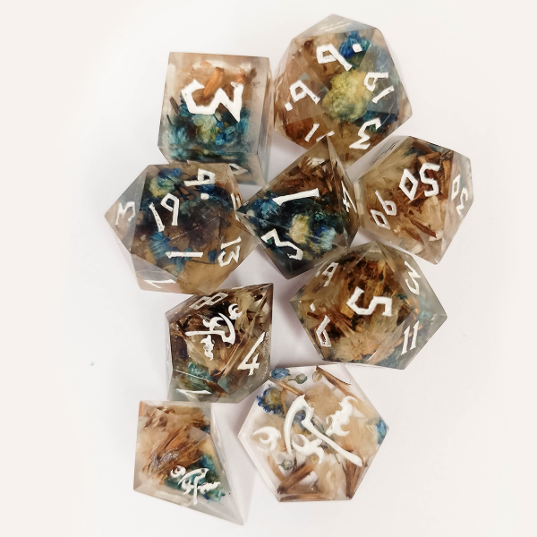 Producto - Set de dados "Winter Flowers"