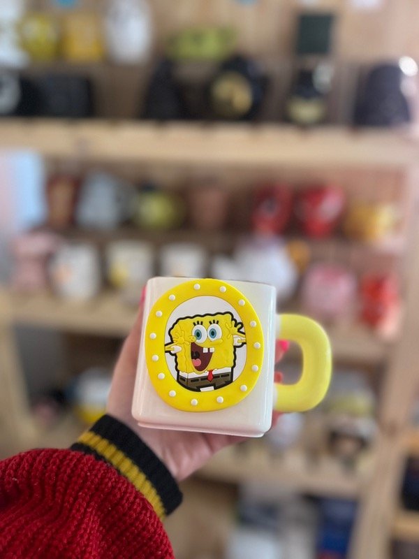Producto - Tazas Bob esponja con imán