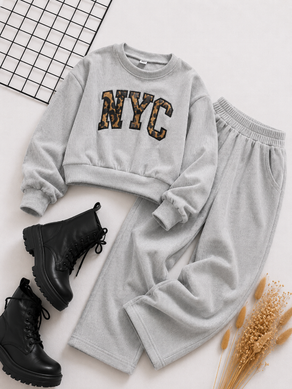 Producto - CONJUNTO NYC GRIS (BUZO + PALAZO)