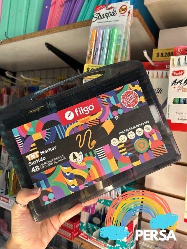 Producto - Valija Marcadores FILGO TNT x48 Colores
