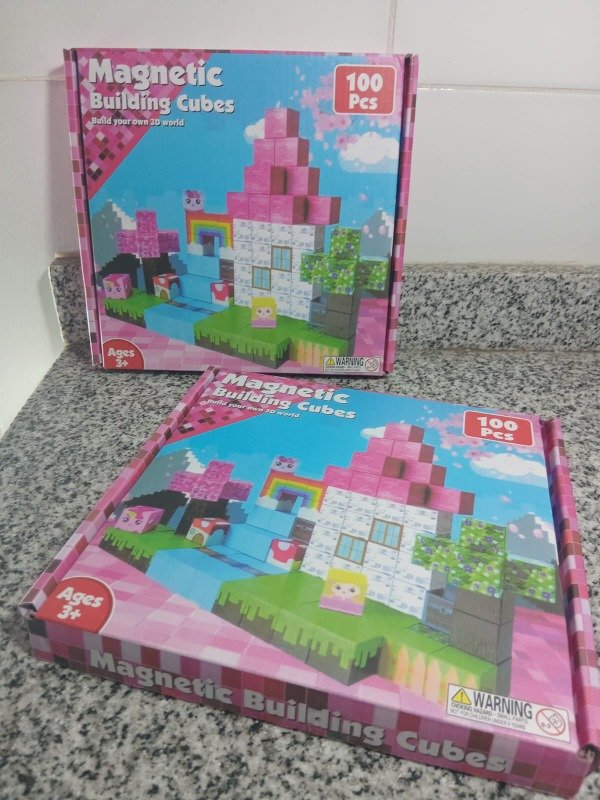 Producto - Bloque magneticos 100 piezas minecraft