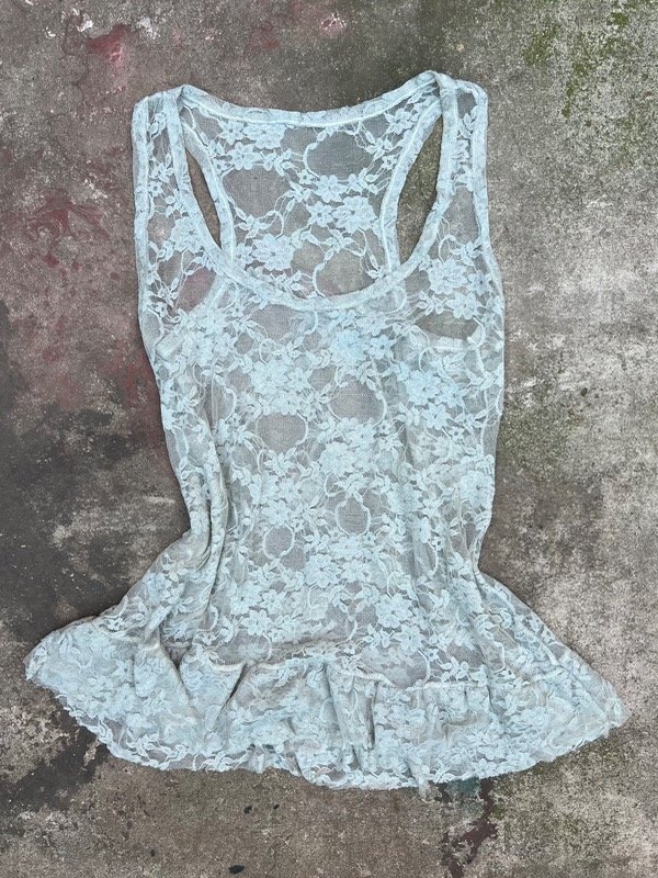 Producto - Musculosa Encaje y Volados - T M