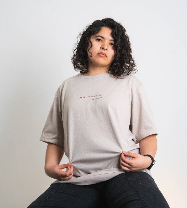 Producto - Hellow Wordl - oversize