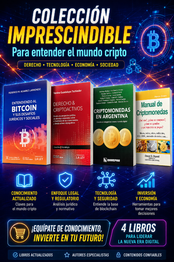 Producto - Pack Cripto + Derecho. 4 Libros.