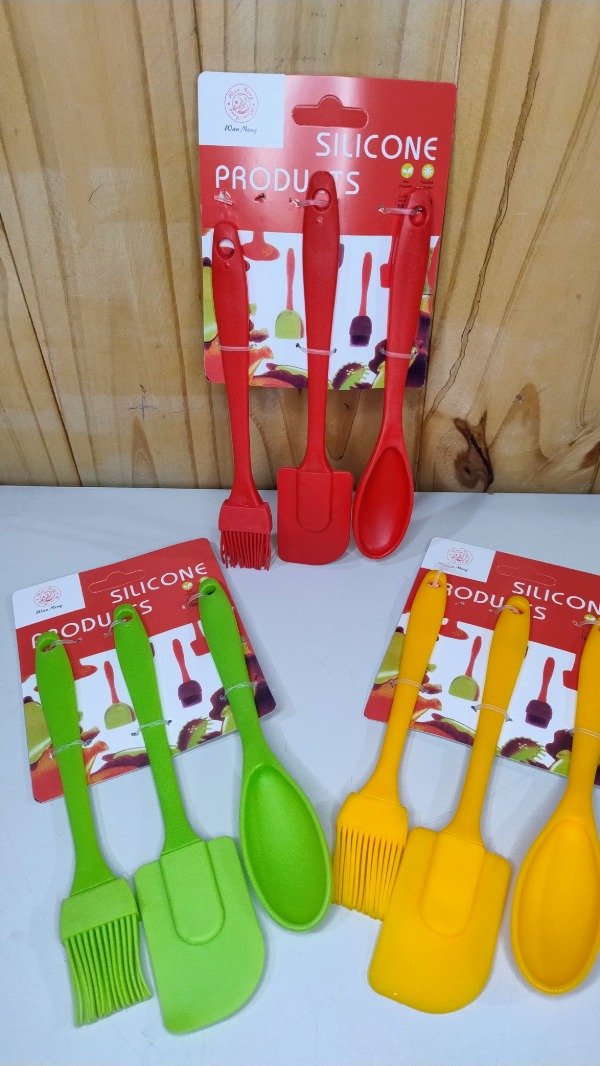 Producto - Utensilios silicona x3u.