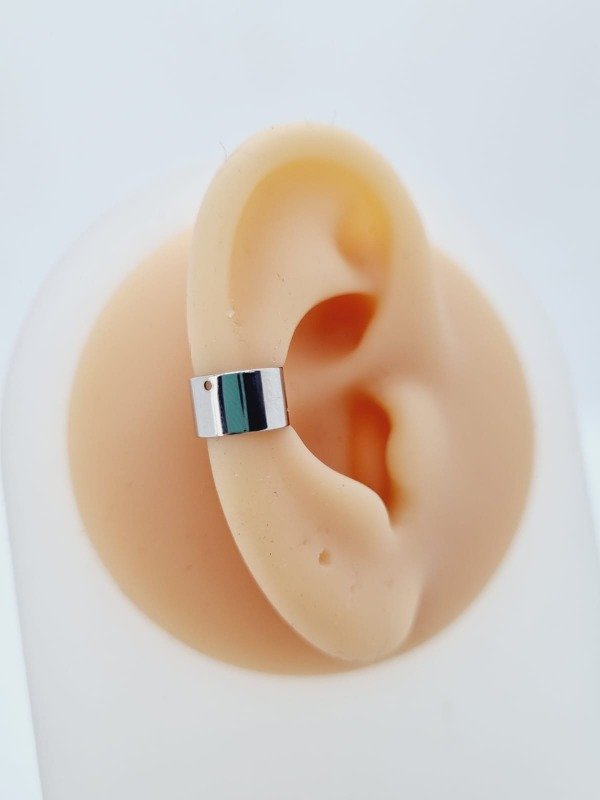 Producto - Aros cuff acero quirurgico ancho plat liso