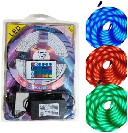 Producto - Tira Led Rgb 5 Metros Neon Manguera Decoración