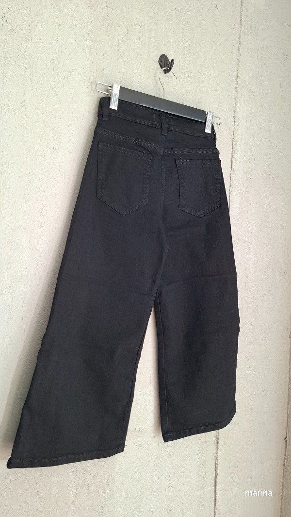 Producto - Wide leg elastizado Negro - 1