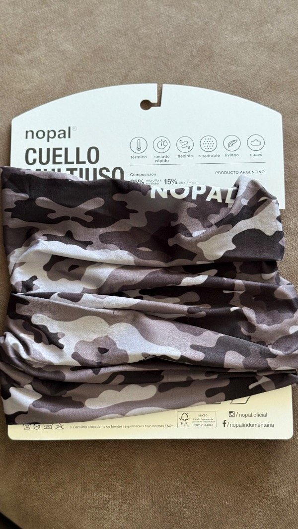 Producto - Buff GRIS CAMIFLADO