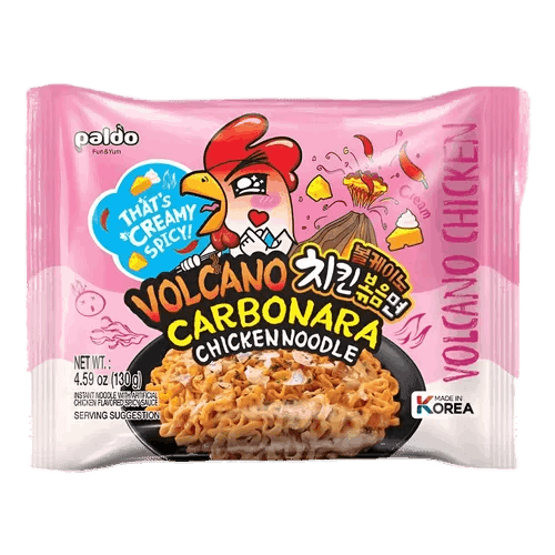 Producto - Ramen Spicy VOLCANO CARBONARA CHICKEN Noodle (130g)