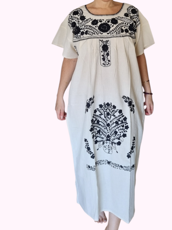 Producto - Vestido Puebla Natural negro XL