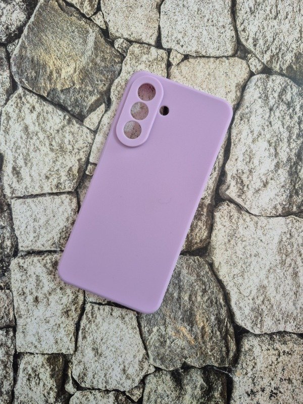 Producto - Funda silicone soft con felpa Samsung A57 lila