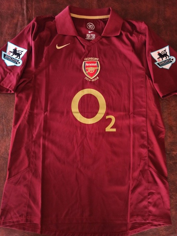 Producto - Camiseta Arsenal Home 2005/06