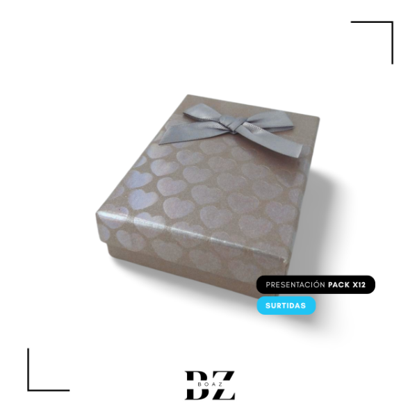 Producto - ESTUCHE REGALO X 12 PCS 7X9 CM CON MOÑO C.SURTIDO - 2033-3 - 4