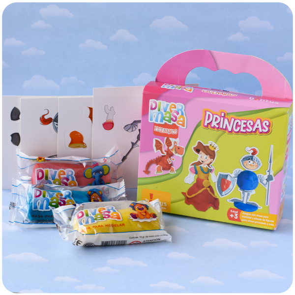 Producto - Masa para Modelar Divermasa - Princesas