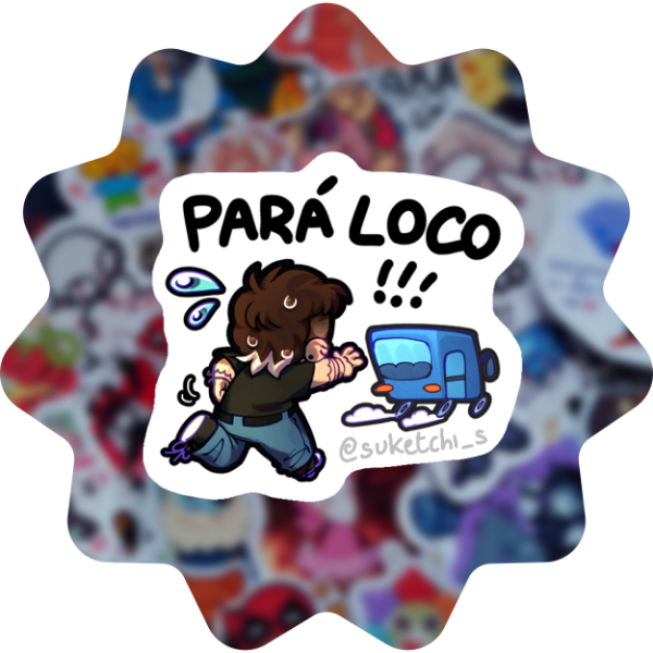 Producto - Sticker - PARÁ LOCO