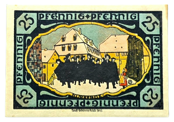 Producto - Alemania Coudad de Possneck (Turinga) 1921 / Notgeld #Grm.1066.1