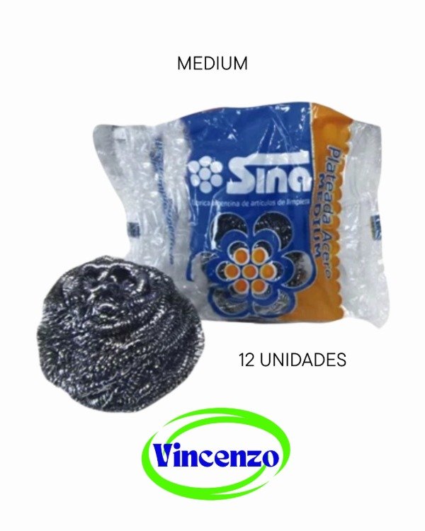 Producto - 12 ESPONJAS ACERO MEDIUM