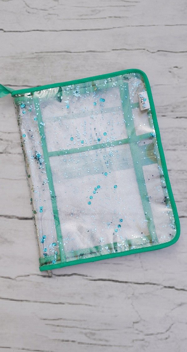 Producto - Organizador a4 cristal con folios verde
