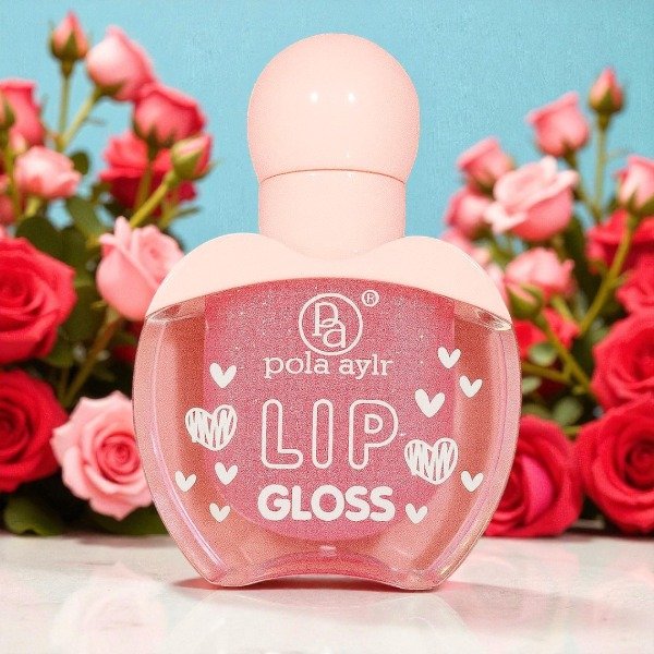 Producto - Brillo Labial Con Glitter Pola Aylr Rosa