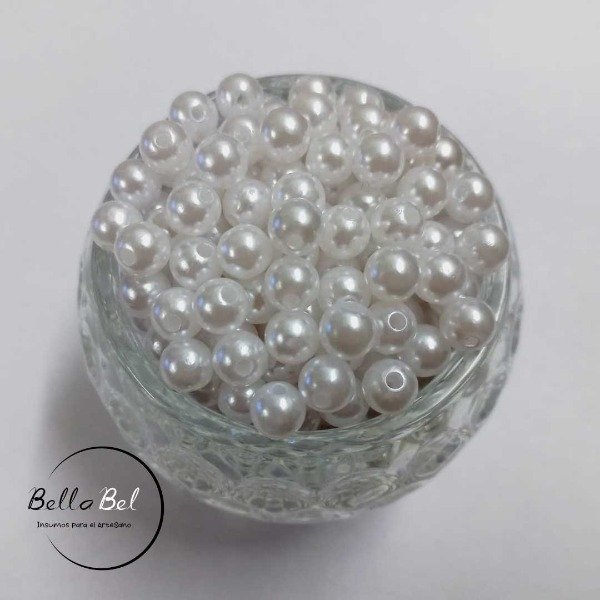 Producto - PERLAS BLANCAS 8mm x25g